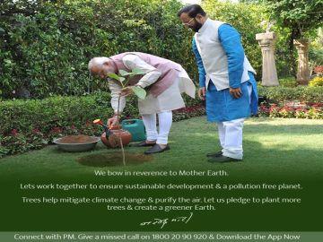 PM expresses reverence and gratitude towards our planet, on the occasion of Earth Day