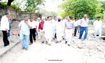 PR Minister Shri Shukla inspects under construction super speciality hospital
